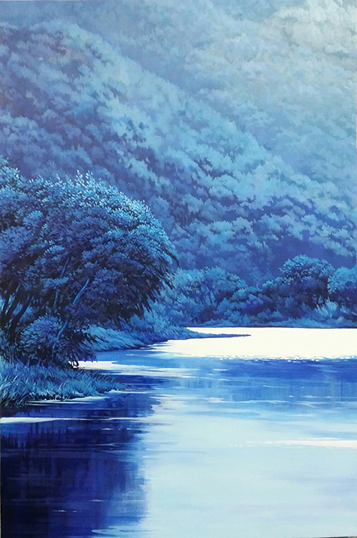7357c384_%25EC%25A0%2595%25EC%2598%2581%25ED%2599%2598_Into%2Bthe%2BBlUe_%2B91.0x60.6cm_%2Bacrylic%2Bon%2Bcanvas_%2B2016.jpg
